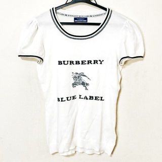 バーバリーブルーレーベル(BURBERRY BLUE LABEL)のバーバリーブルーレーベル 半袖セーター 38(ニット/セーター)