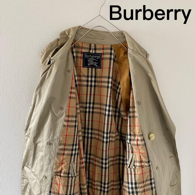 BURBERRYバーバリートレンチコートステンカラーコートベージュノバ BURBERRYバーバリートレンチコートステンカラーコートベージュノバ