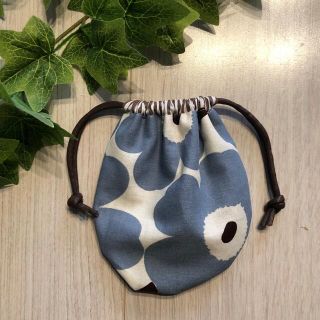 マリメッコ(marimekko)のハンドメイド マリメッコ しずく型巾着(ポーチ)