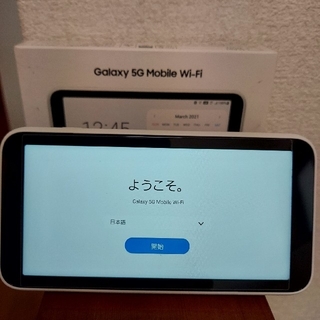 ギャラクシー(Galaxy)のGalaxy 5G mobile wifi SCR01 モバイルルーター(PC周辺機器)