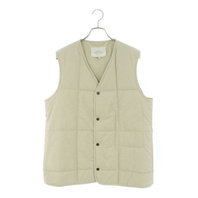 スタジオニコルソン 21AW ECODOWN TECH COTTON PADDED GILET エコ