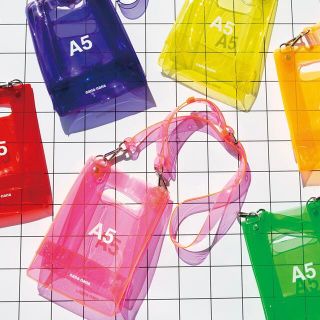 nana-nana PVC 2way ショルダーバッグ A5 ピンク(ショルダーバッグ)