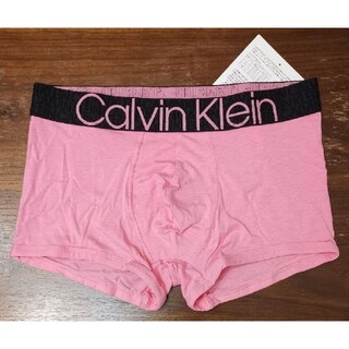 カルバンクライン(Calvin Klein)のカルバンクライン　新品　メンズ　ボクサーパンツ(ロゴ/ピンクS)(ボクサーパンツ)
