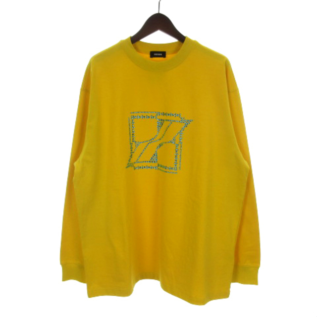 【超歓迎】 ウェルダン - other WE11DONE M ラインストーン クルーネック ロンT Tシャツ Tシャツ+カットソー(七分+長袖)