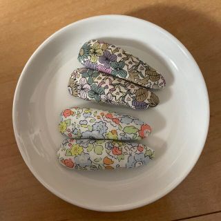 リバティ　パッチンピン　ハンドメイド　8(ヘアアクセサリー)