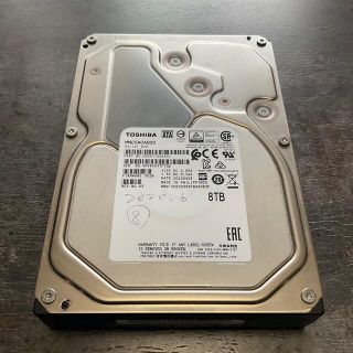 トウシバ(東芝)の注意 東芝内蔵用3.5インチHDD MN05ACA800 8TB 7200rpm(PCパーツ)