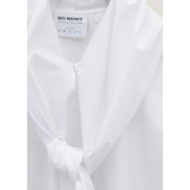 1LDK SELECT(ワンエルディーケーセレクト)のHED MAYNER ヘドメイナー スカーフカラーシャツ 21AW メンズのトップス(シャツ)の商品写真