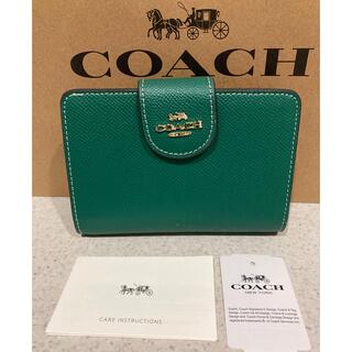 コーチ(COACH) シグネチャー 財布(レディース)（グリーン・カーキ/緑色 