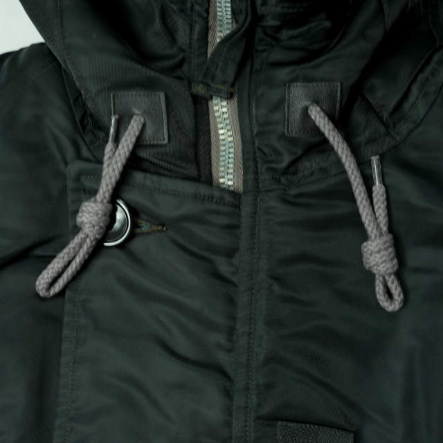 RRL(ダブルアールエル)のRRL ダブルアールエル N-3B SNORKEL PARKA シュノーケルパーカー S ブラック Double RL ファー ボア ジャケット アウター【新古品】【中古】【RRL】 メンズのジャケット/アウター(ミリタリージャケット)の商品写真