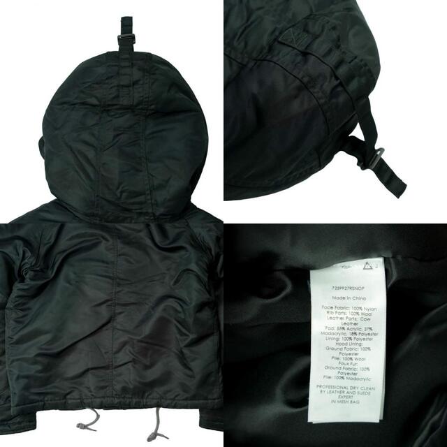 RRL(ダブルアールエル)のRRL ダブルアールエル N-3B SNORKEL PARKA シュノーケルパーカー S ブラック Double RL ファー ボア ジャケット アウター【新古品】【中古】【RRL】 メンズのジャケット/アウター(ミリタリージャケット)の商品写真