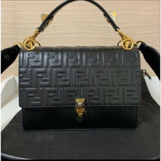 フェンディ(FENDI)のFENDI ショルダー　キャナイ　ブラック(ショルダーバッグ)