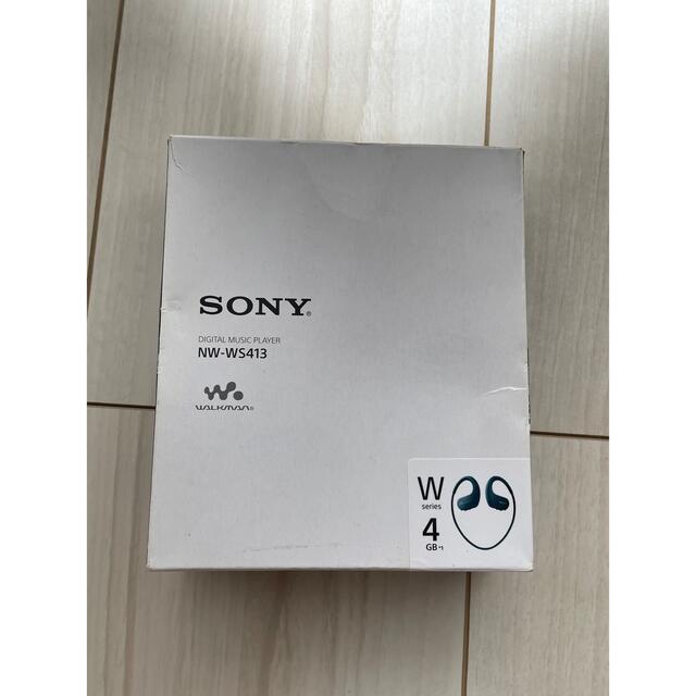 SONY(ソニー)のSONY ウォークマン Wシリーズ NW-WS413(B) スマホ/家電/カメラのオーディオ機器(ヘッドフォン/イヤフォン)の商品写真