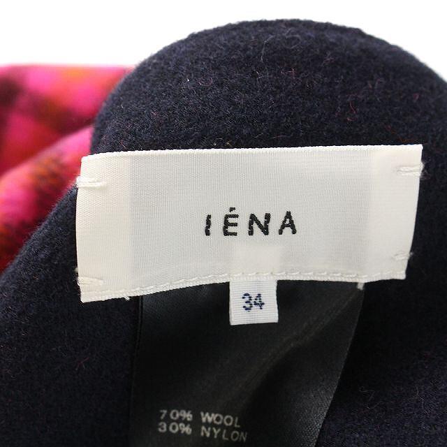 IENA(イエナ)のイエナ ラップスカート スカート ひざ丈 リバーシブル 34 XS 紺 ピンク レディースのスカート(ひざ丈スカート)の商品写真