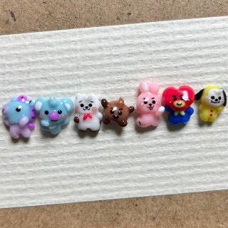 ビーティーイシビル(BT21)の3dネイルパーツ　【BT21baby いろいろ　BTSネイル】(デコパーツ)