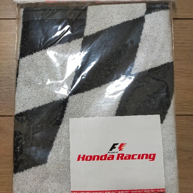 新品　Honda Racing　ホンダレーシング　バスタオル　チェッカー柄 | フリマアプリ ラクマ