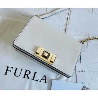 フルラ(Furla)の【極美品】タグ付き　FURLA フルラ　ショルダーバッグ　ミミ　クロスボディー(ショルダーバッグ)