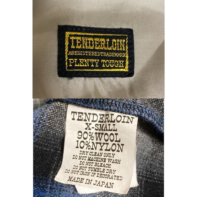 TENDERLOIN - テンダーロイン T-WOOL SHT チェック ウール ネルシャツ