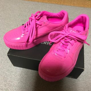 プーマ(PUMA)の［美品］プーマ　厚底スニーカーピンク(スニーカー)