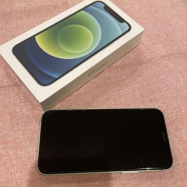 iPhone12 mini グリーン64G SIMフリー。