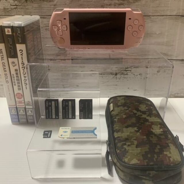 PSP3000 ピンク 付属品 ゲーム付き