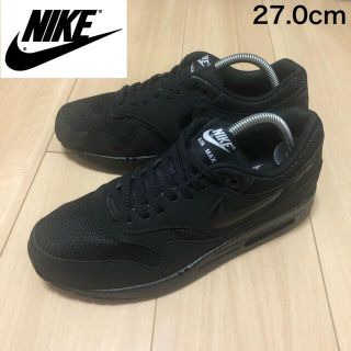 ナイキ(NIKE)の美品【ナイキ】エアマックス 黒 27.0cm オールブラック(スニーカー)