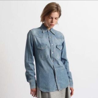 マディソンブルー(MADISONBLUE)のMADISONBLUE WESTERN SHIRT DENIM デニムシャツ　(シャツ/ブラウス(長袖/七分))