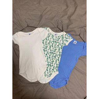 プチバトー(PETIT BATEAU)のプチバトー♡オーガニックコットン肌着♡(ロンパース)