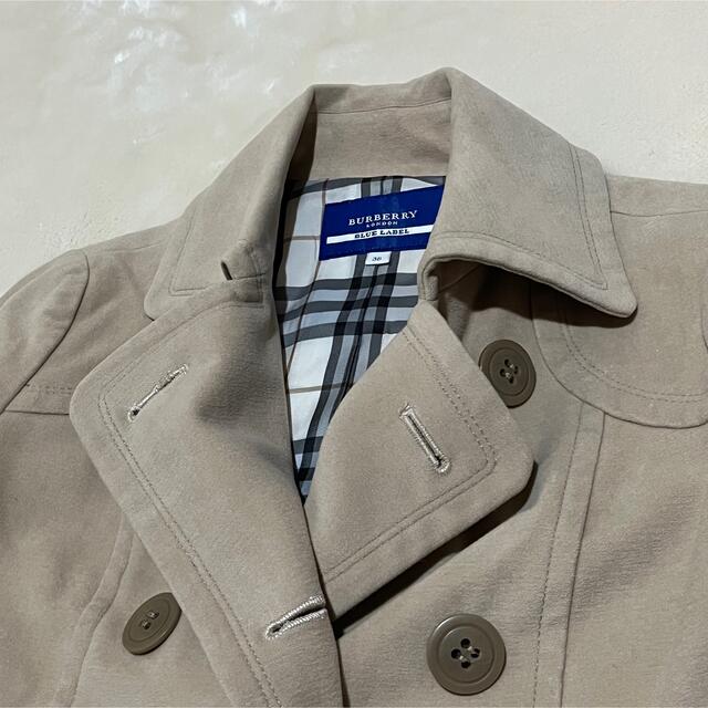 BURBERRY BLUE LABEL(バーバリーブルーレーベル)の☆彡様専用　Burberry バーバリーブルーレーベル　ノバチェック　ジャケット レディースのジャケット/アウター(トレンチコート)の商品写真