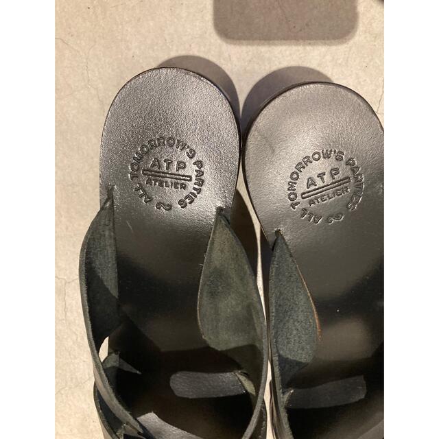 TOMORROWLAND(トゥモローランド)のATP サンダル⭐︎38 ブラック レディースの靴/シューズ(サンダル)の商品写真