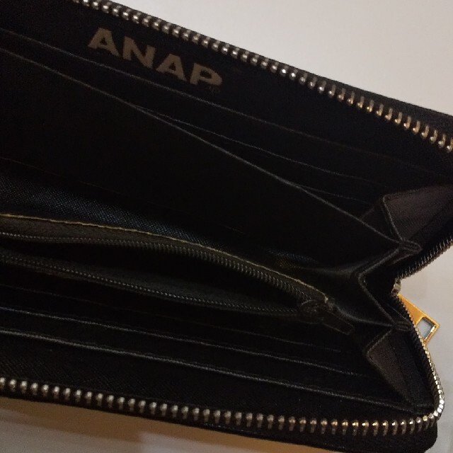 ANAP(アナップ)のANAP アナップ 財布 長財布 黒 レディースのファッション小物(財布)の商品写真