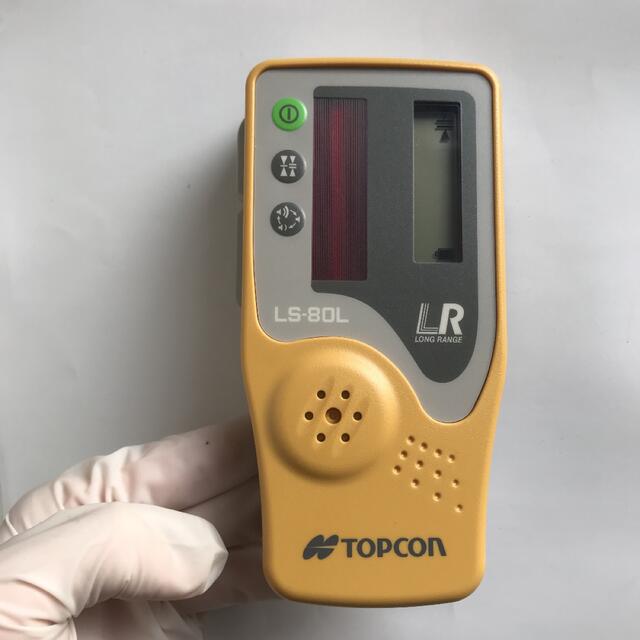 測量機器　受光器　(LS-80L) 回転レーザーレベル　測量　新品トプコンIP66電源