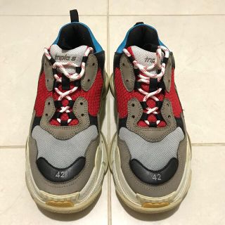 バレンシアガ(Balenciaga)のbalenciaga triple s バレンシアガ　トリプルエス　トリコ　42(スニーカー)