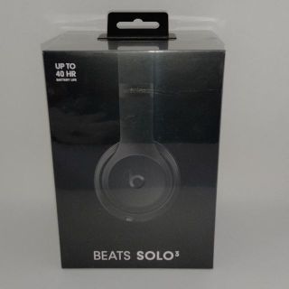 ビーツバイドクタードレ(Beats by Dr Dre)の【新品 未使用】ビーツ ソロ3 beats solo3 ワイヤレス ブラック黒(ヘッドフォン/イヤフォン)