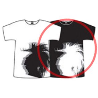 ビッグバン(BIGBANG)のG-DRAGON シルエットTシャツ BLACK(Tシャツ(半袖/袖なし))