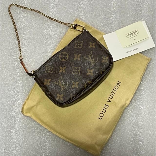 ポーチLOUIS VUITTON ルイヴィトン モノグラムポーチ 正規販売店購入品