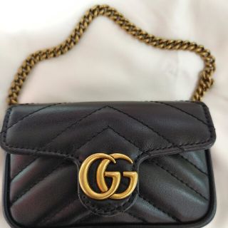 グッチ(Gucci)の値下げ！！GUCCI  超ミニマーモント 美品  レア(ハンドバッグ)