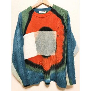 TTT_MSW 22ss Crazy pattern Knit Multi