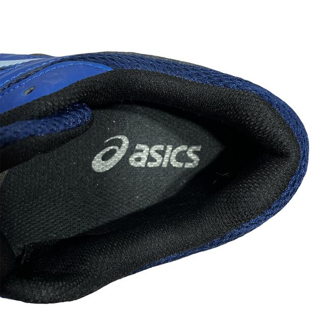 asics(アシックス)のasics  男の子　22.5  レーザービーム　ブルー　少し履いた程度 キッズ/ベビー/マタニティのキッズ靴/シューズ(15cm~)(スニーカー)の商品写真