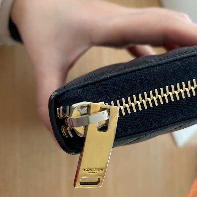 Saint Laurent - Yves Saint Laurent サンローラン 長財布 ネイビーの