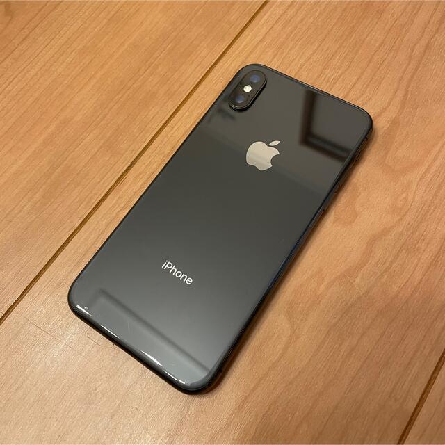 iPhone(アイフォーン)のiPhoneX 256GB SIMフリー スマホ/家電/カメラのスマートフォン/携帯電話(スマートフォン本体)の商品写真