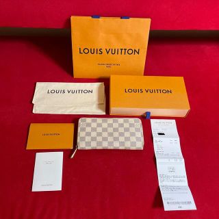 ルイヴィトン(LOUIS VUITTON)のルイヴィトン　ジッピー・ウォレット　長財布　ダミエ・アズール　N41660(財布)