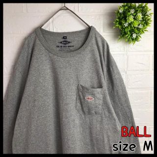 BALL ヘビーウェイト ポケット付き ロングTシャツ 古着(Tシャツ/カットソー(七分/長袖))