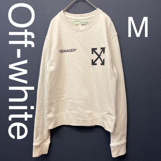 OFF-WHITE(オフホワイト)の【オンライン限定商品】Off-White　シンプソンズ　スウェット M　白グレー メンズのトップス(スウェット)の商品写真