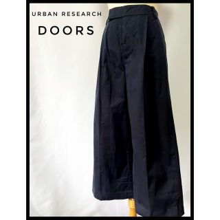 アーバンリサーチドアーズ(URBAN RESEARCH DOORS)のアーバンリサーチ ドアーズ ネイビー カジュアル ワイドパンツ♪(カジュアルパンツ)