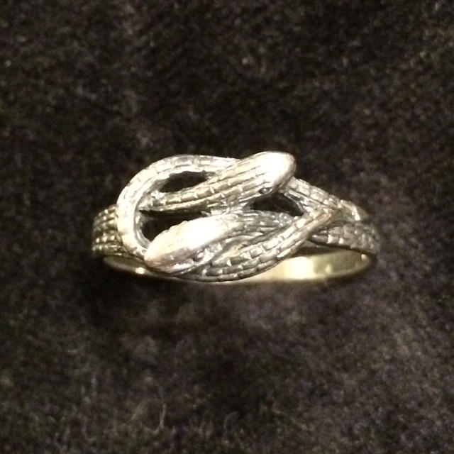 シルバー925リング 蛇 メンズのアクセサリー(リング(指輪))の商品写真