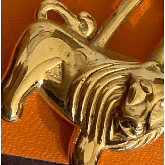 Hermes - HERMES エルメス カデナ ライオン 1997 AFRICA ゴールドの