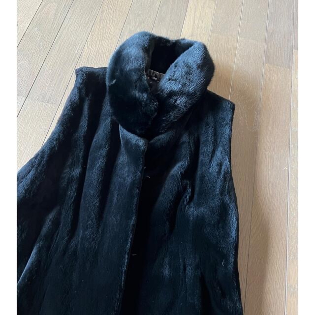 ROYAL CHIE - 美品 ROYAL CHIE ロイヤルチエ シェアードミンクロング