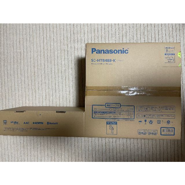 Panasonic(パナソニック)のパナソニックPanasonic シアターバー SC-HTB488 スマホ/家電/カメラのオーディオ機器(スピーカー)の商品写真
