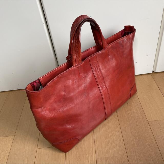 aniary - aniary アニアリ 02-01006 ブリーフトート 中古 レッド aniary - aniary アニアリ 02-01006 ブリーフトート 中古 レッド