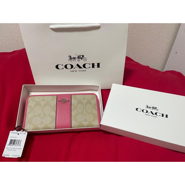 本日のみ再値下げ！COACH コーチL字ファスナー長財布　新品未使用